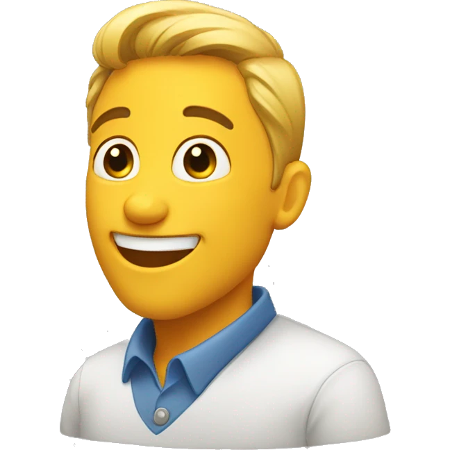 Happy face emoji