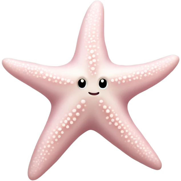 pale pink starfish emoji