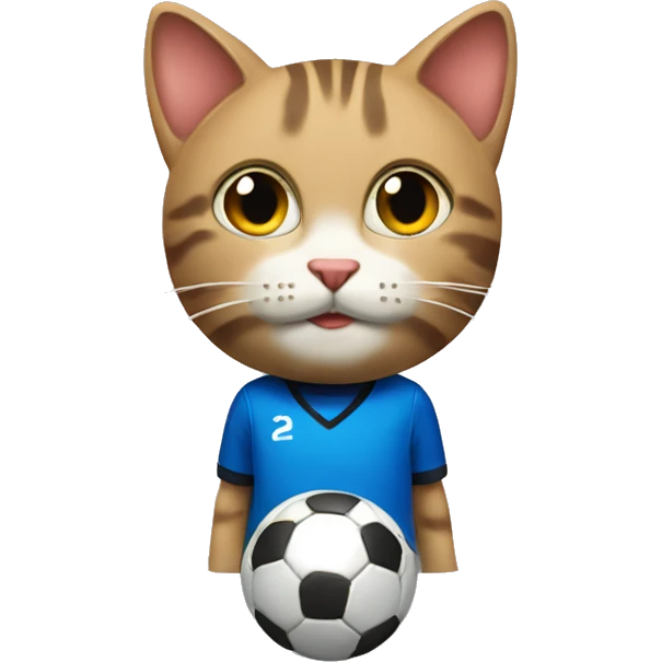 Futboller cat emoji