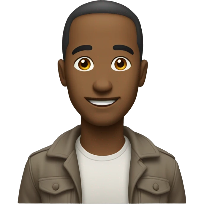 Бежевое сердце  emoji