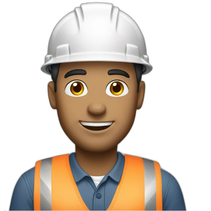 Man who works for construction emoji