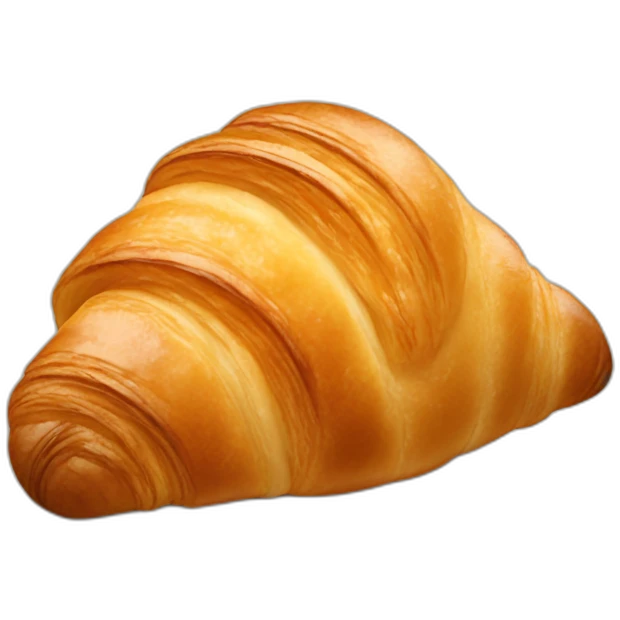 nibbling croissant emoji