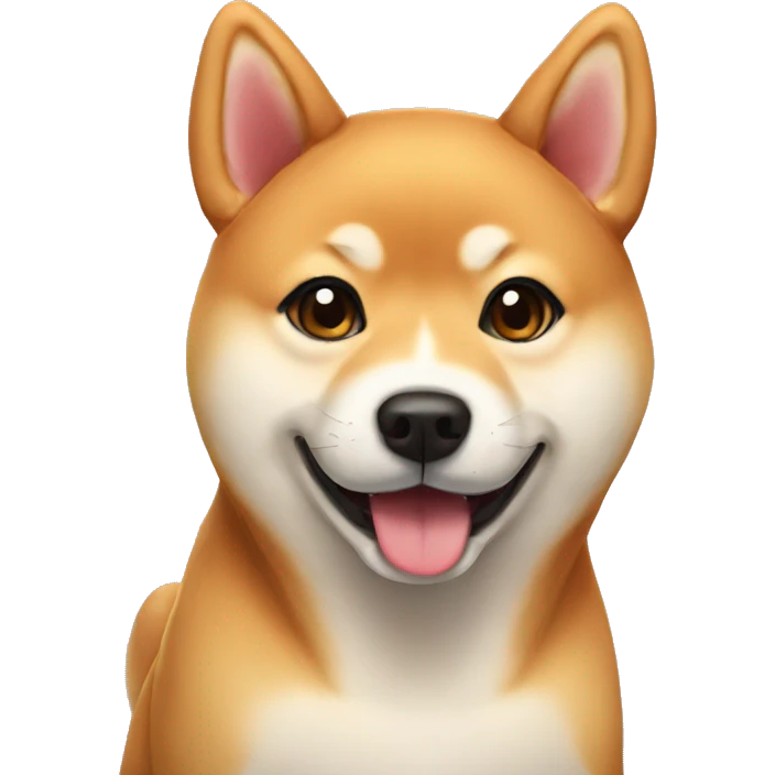 Shiba Inu in love  emoji