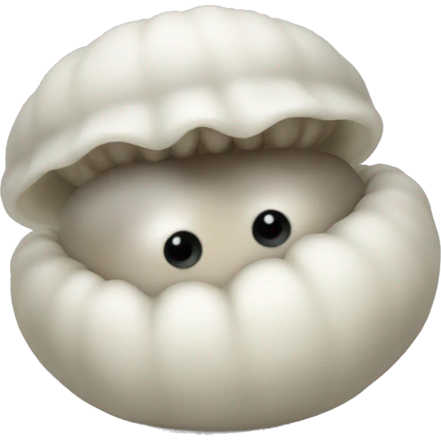White grub emoji