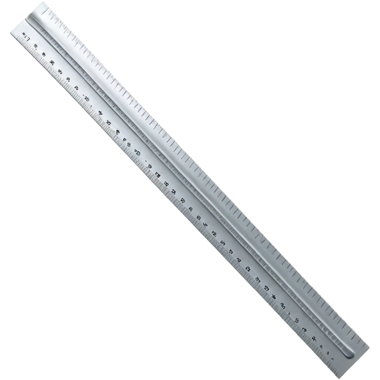 growing ruler with extended marks emoji