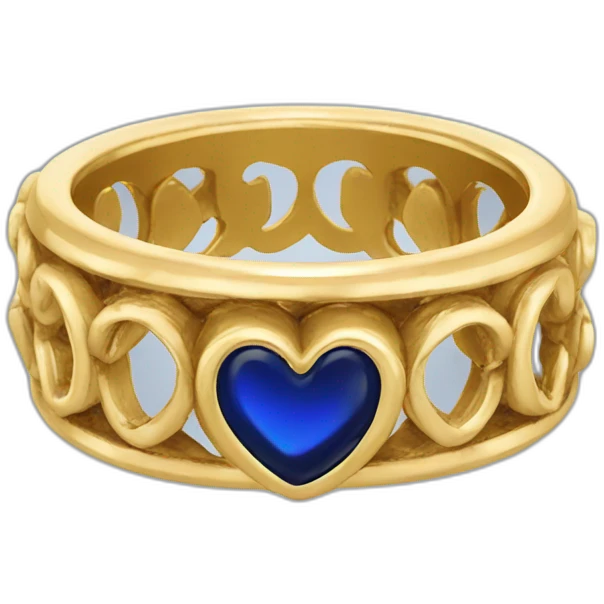 Cœur bague emoji