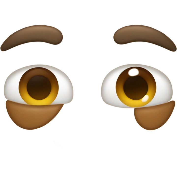 Emoji telling a secret with mysterious face emoji