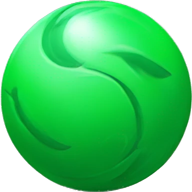 Green ball inside right tik mark emoji