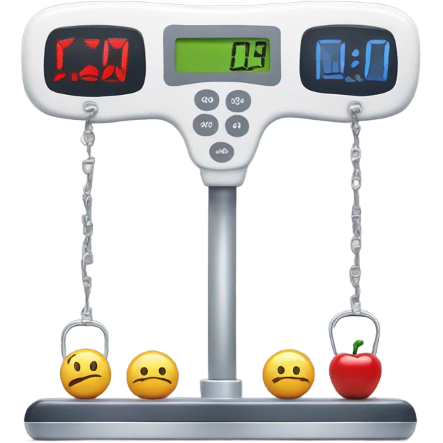 Weight tracker emoji