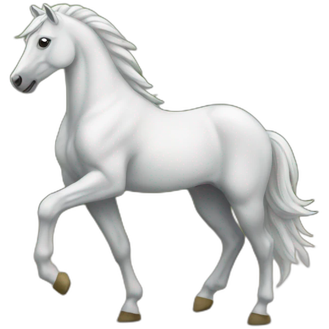 Cheval en liberté emoji