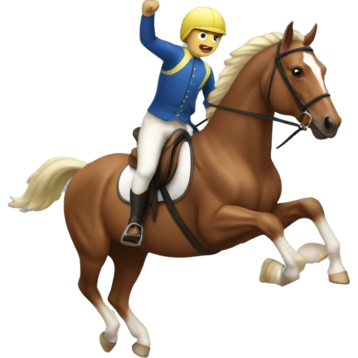 equestrian vaulting emoji