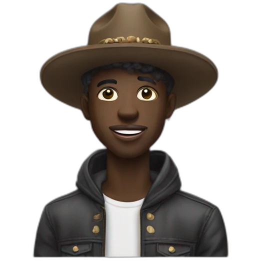 Mix between lil Nas x and ninho emoji