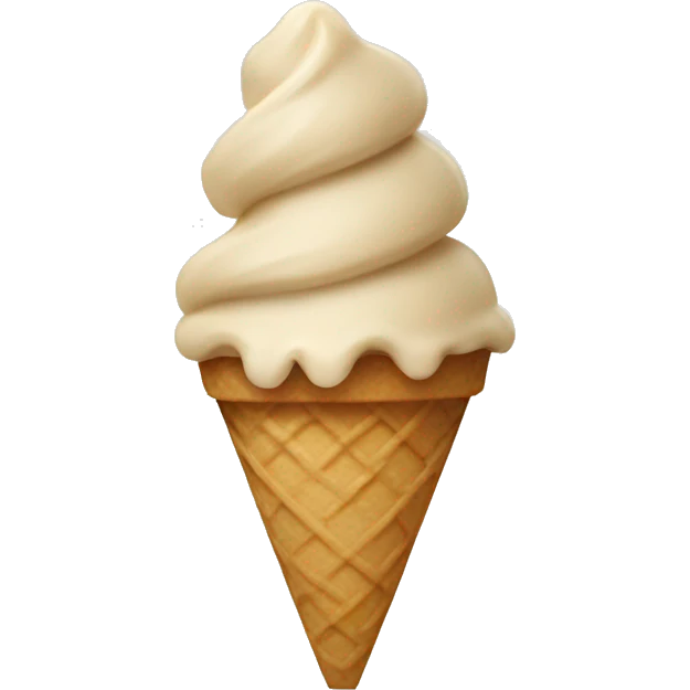 beige icecream emoji