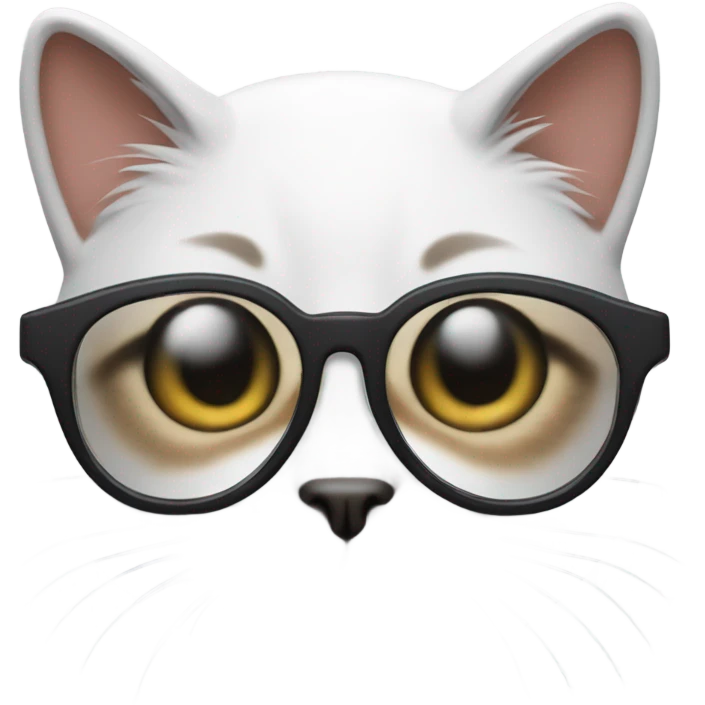 cat with glasses emoji