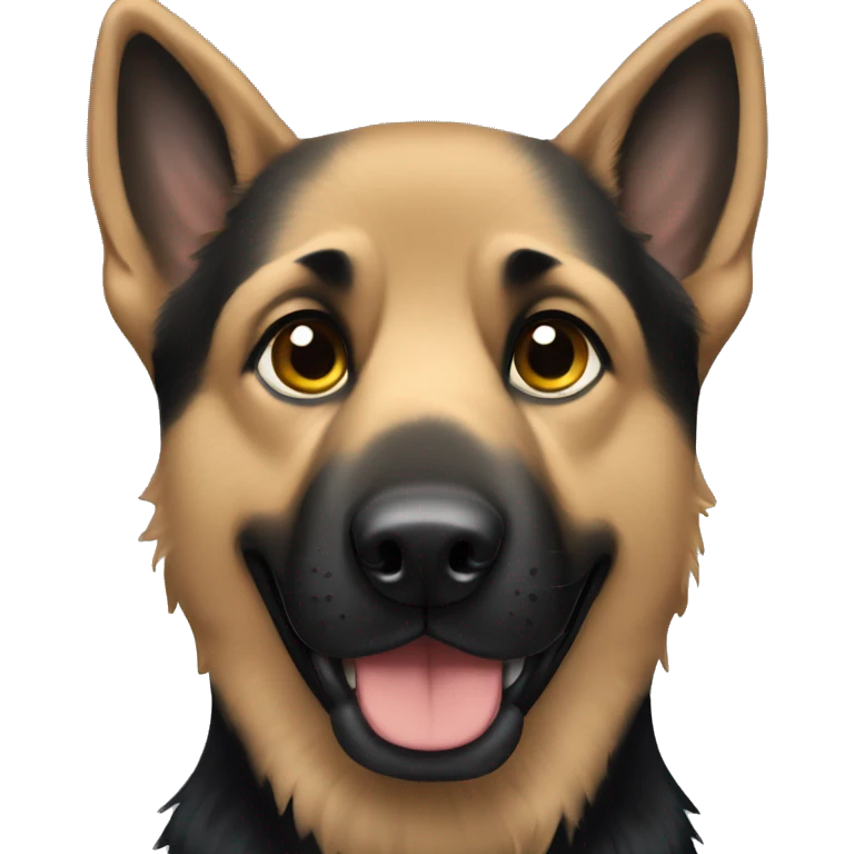 black german sheperd emoji
