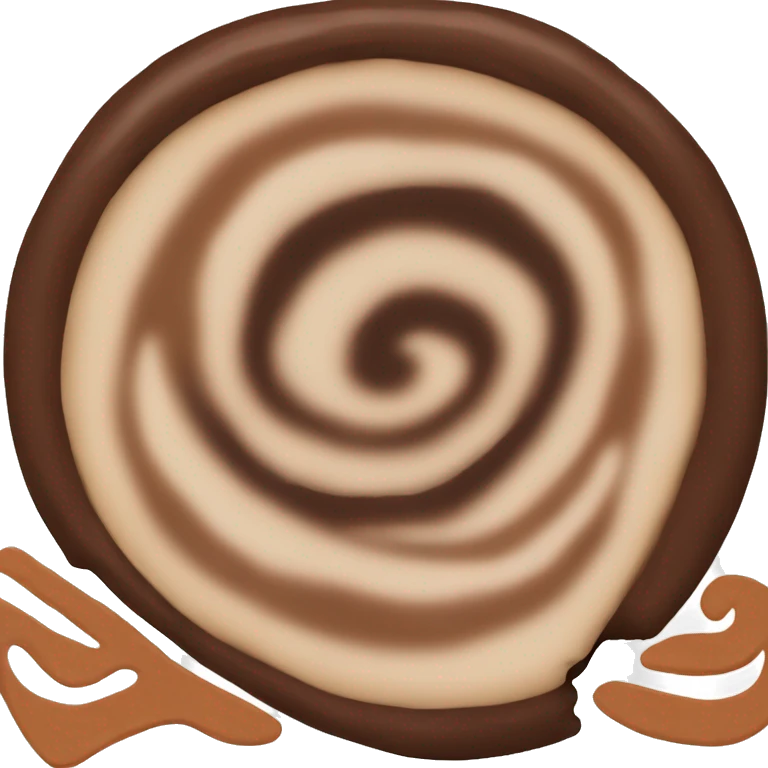 Chocolate roll cinnamon emoji