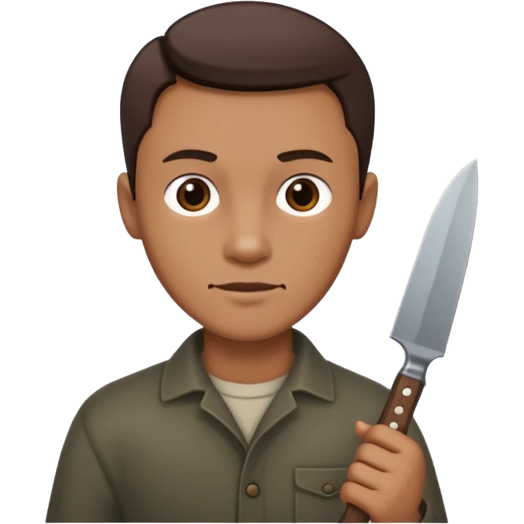 Mann mit Messer emoji