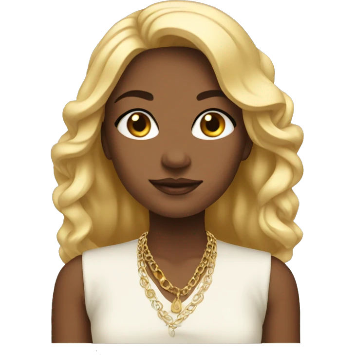 Rich girl emoji