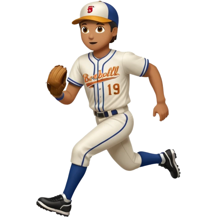 baseball player running emoji