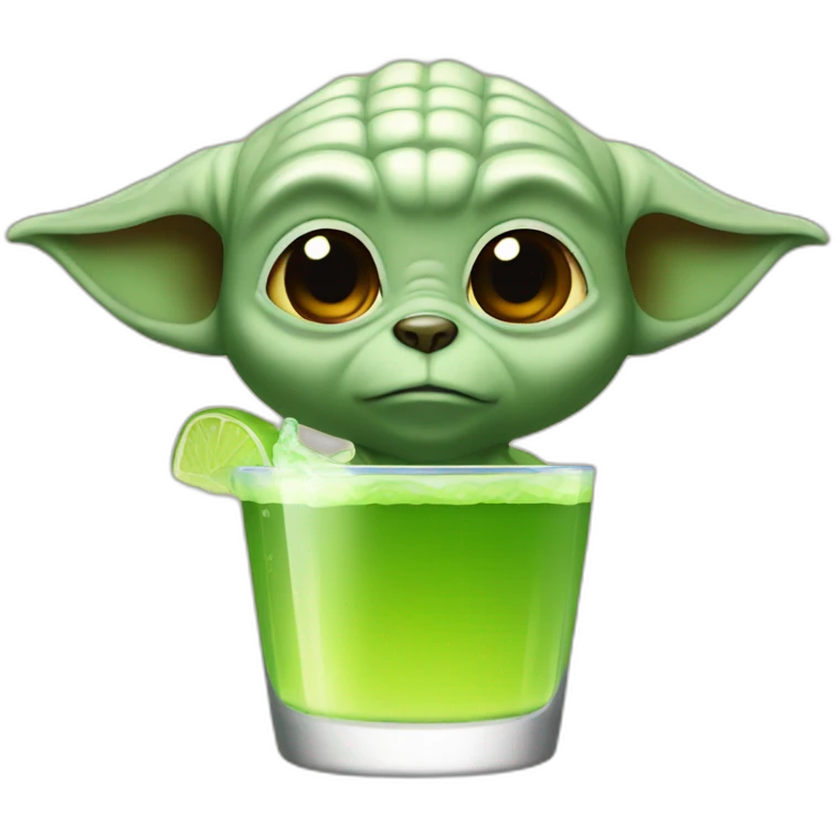 Yoda drink bear emoji