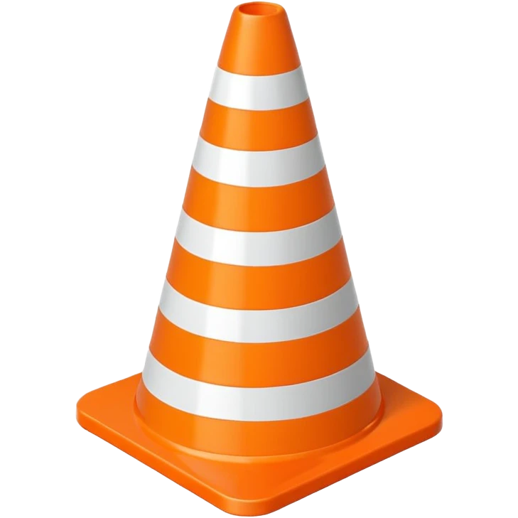 Traffic cone emojji emoji
