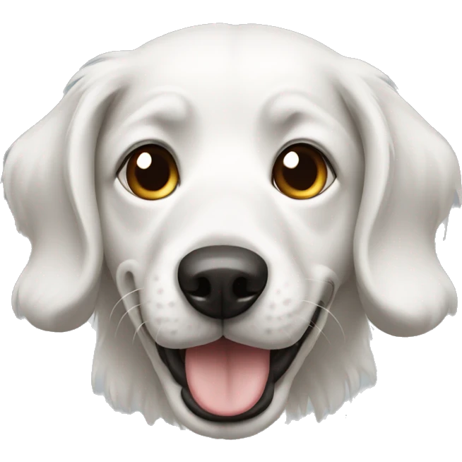 Dog white emoji