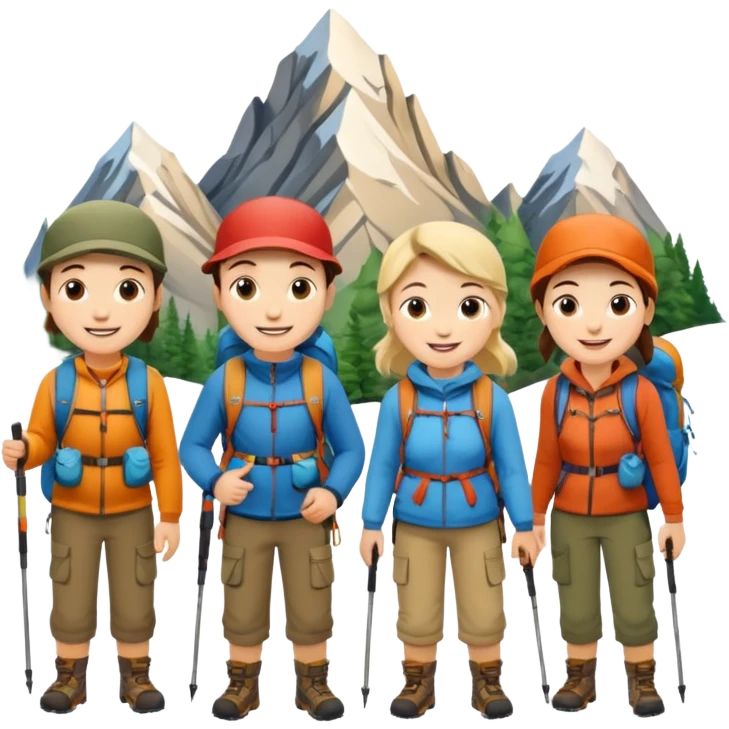 Mountain Campers. emoji