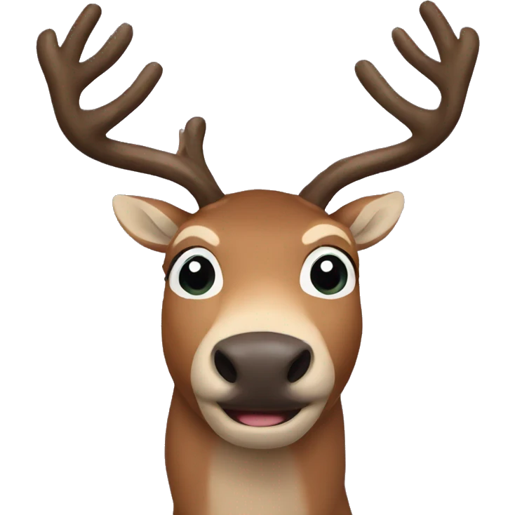 reindeer emoji