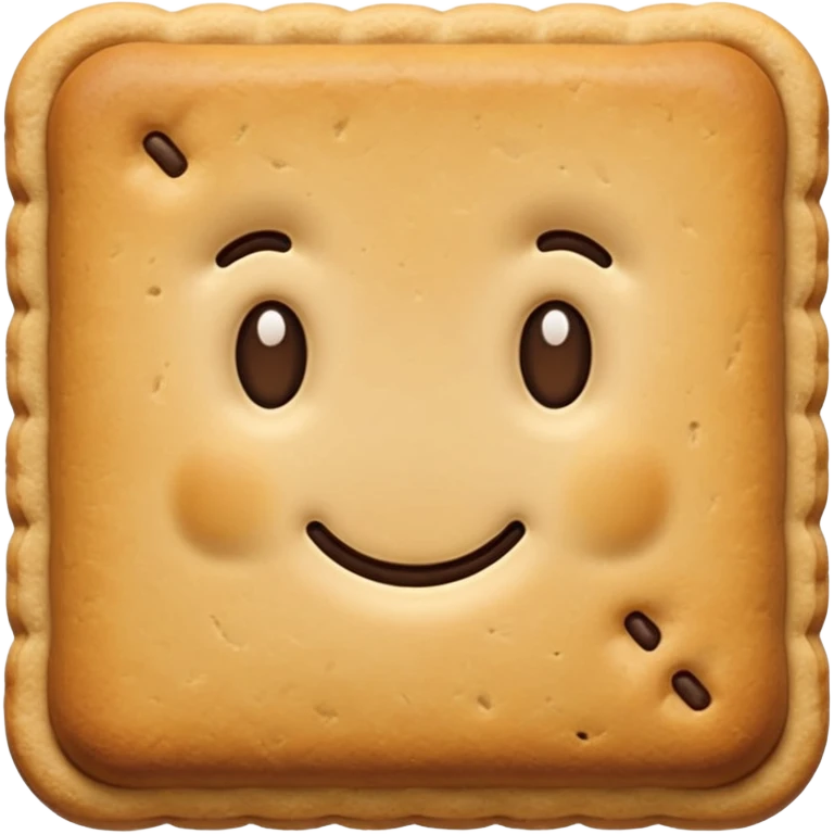rectangular biscuit cookie emoji