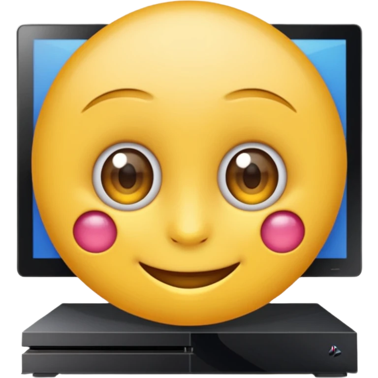 Créer 1 emoji qui joue a la ps4  emoji