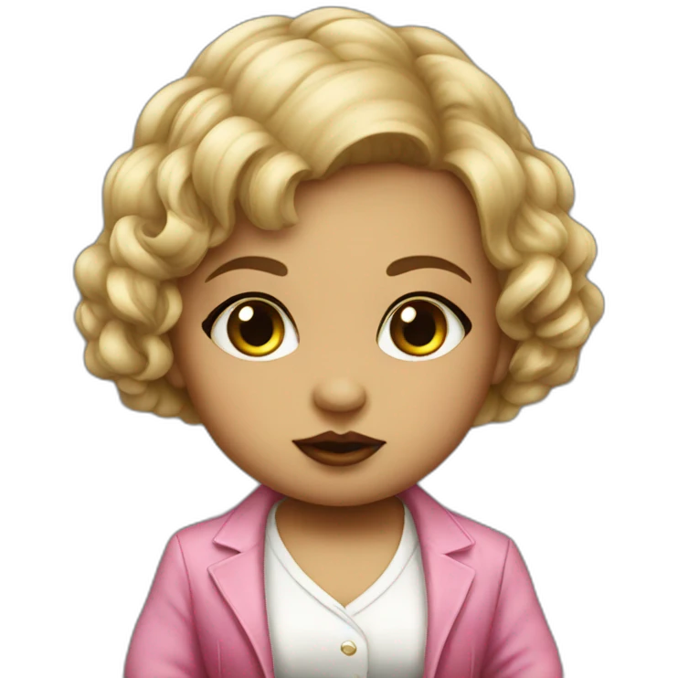Italian mobster baby girl emoji