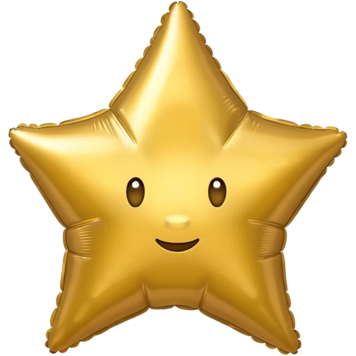 ballon gold star emoji