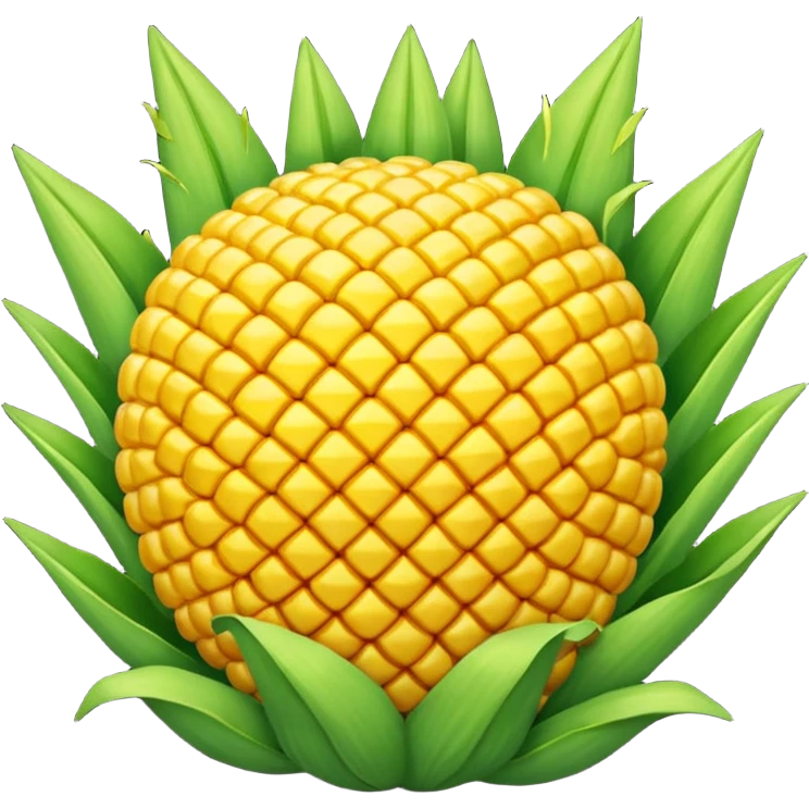 A ball of corn  emoji