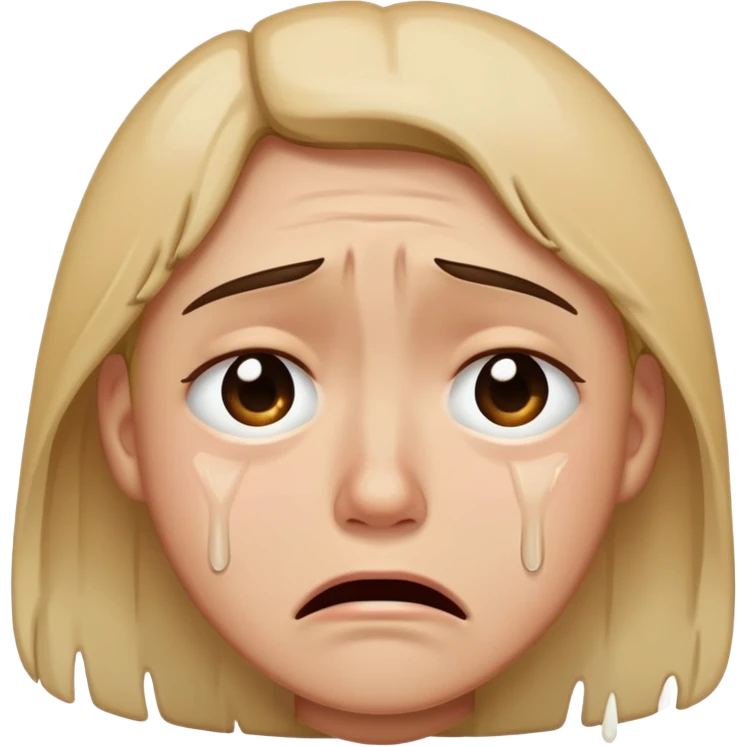 Cry hysterically emoji
