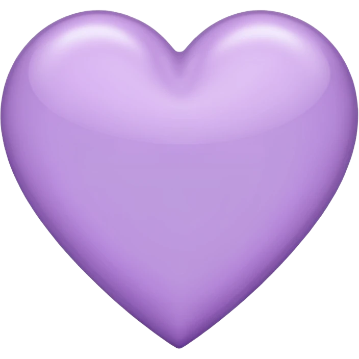 Light purple heart emoji emoji