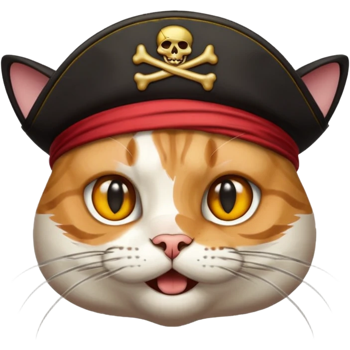 pirate cat emoji