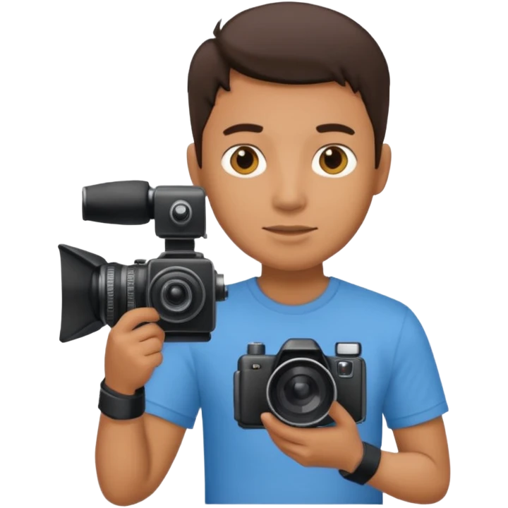 filming camera man  emoji