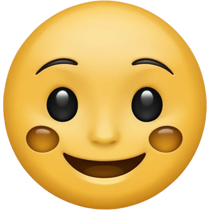 Black smilying face emoji emoji