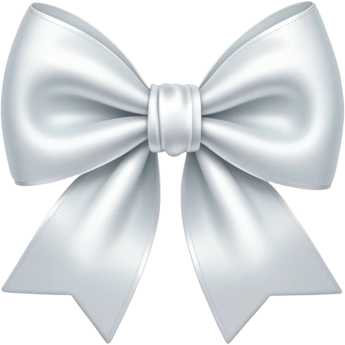 White bow emoji