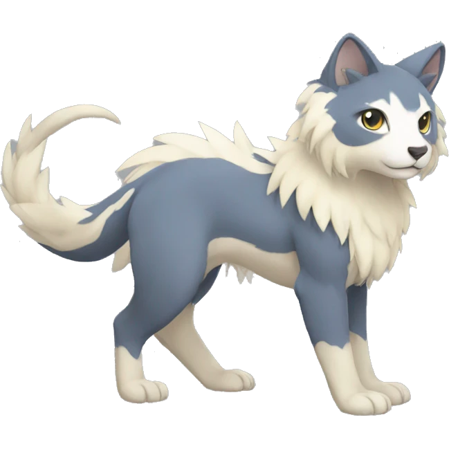 Cute cool animal hybrid Fakemon full body emoji