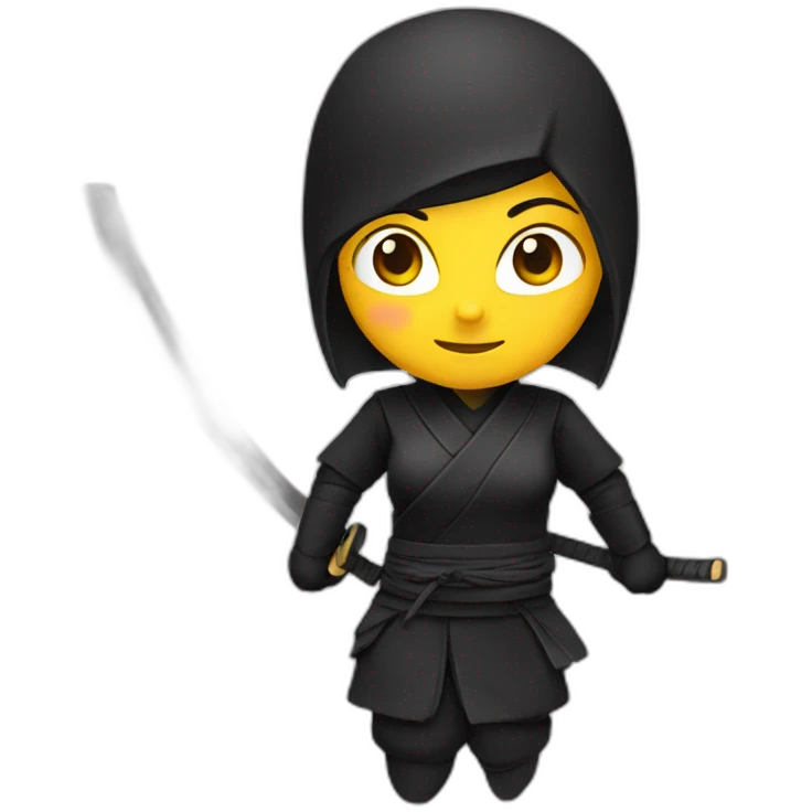 female ninja emoji