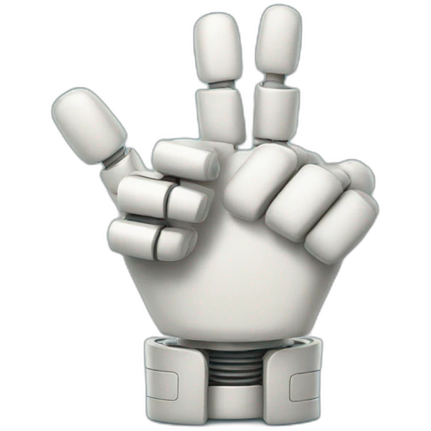 robot hand thumbs up emoji