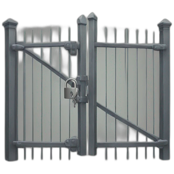 locked gate emoji