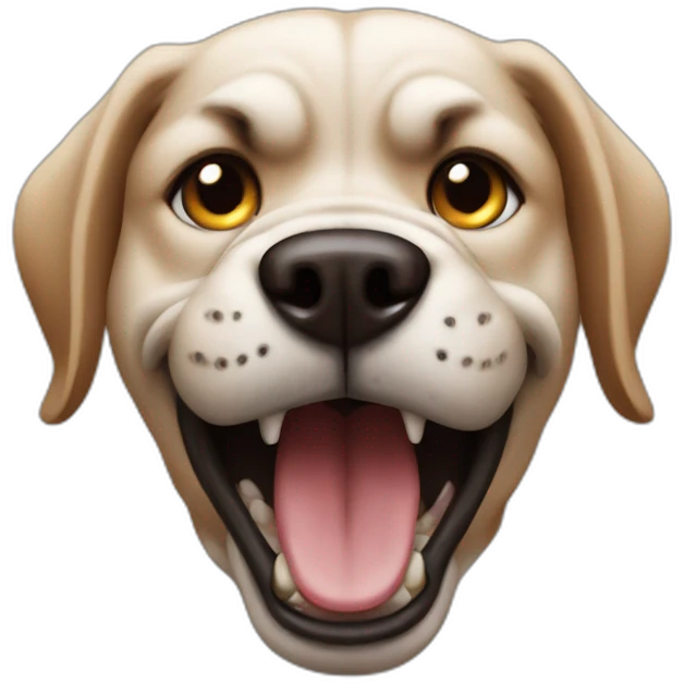 angry dog lue emoji