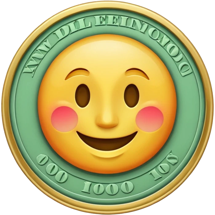 Smiling money  emoji