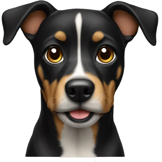 Tekel dog black emoji