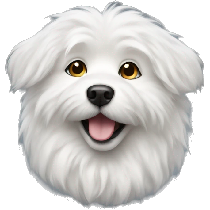 White fluffy dog emoji