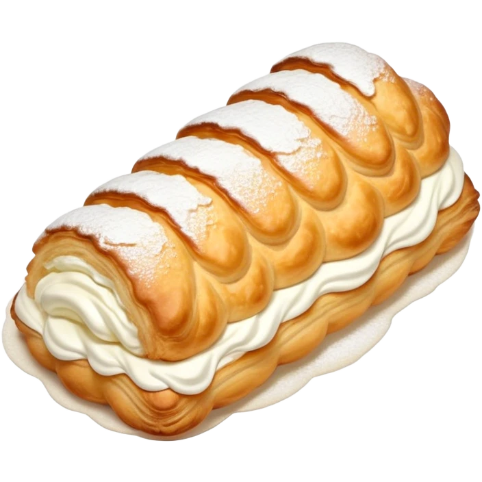 angel wing cream puff pastry  emoji