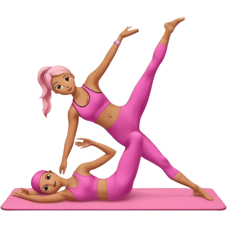 Pink Pilates emoji