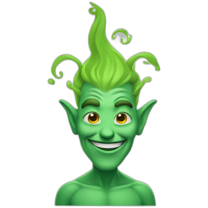 green genie emoji